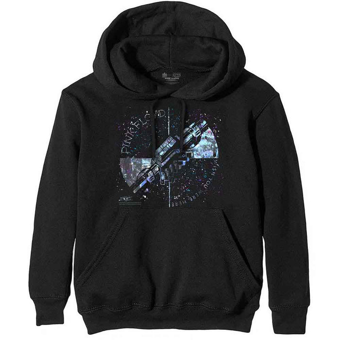 Pink Floyd Blue Machine Greeting Black XX-Large Hoodie