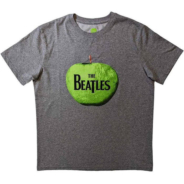 The Beatles Apple Logo Grey X-Large T-Shirt