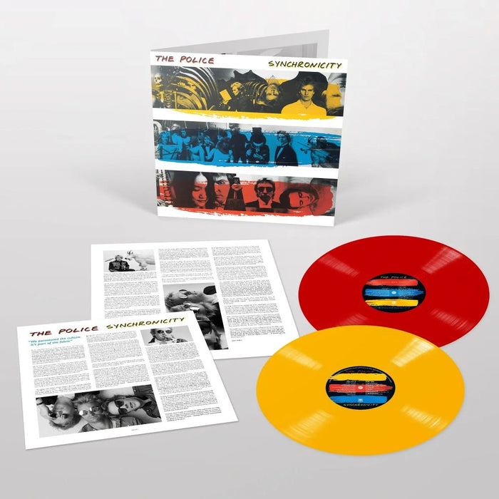 The Police Synchronicity Vinyl LP Red & Yellow Colour 2024