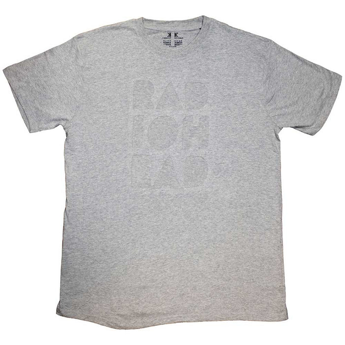 Radiohead Note Pad Cut-Out Grey Large T-Shirt