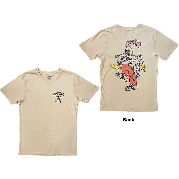 Blink-182 Roger Rabbit Natural Small T-Shirt