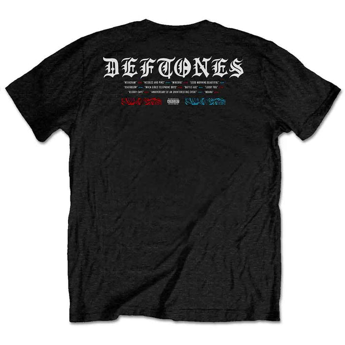 Deftones Static Skull Black Large T-Shirt