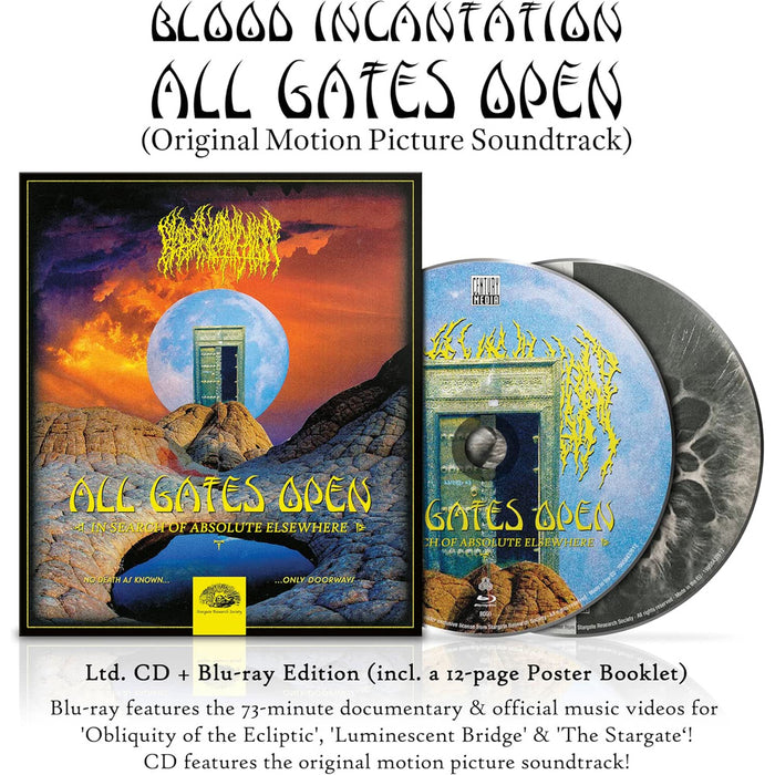 Blood Incantation All Gates Open Soundtrack) CD & Blue-Ray 2026