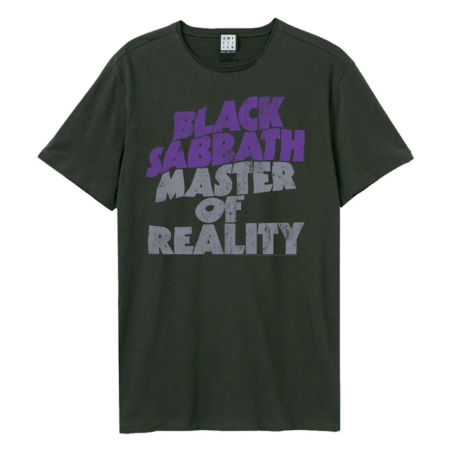 Black Sabbath Master Of Reality Amplified Charcoal X-Large Unisex T-Shirt