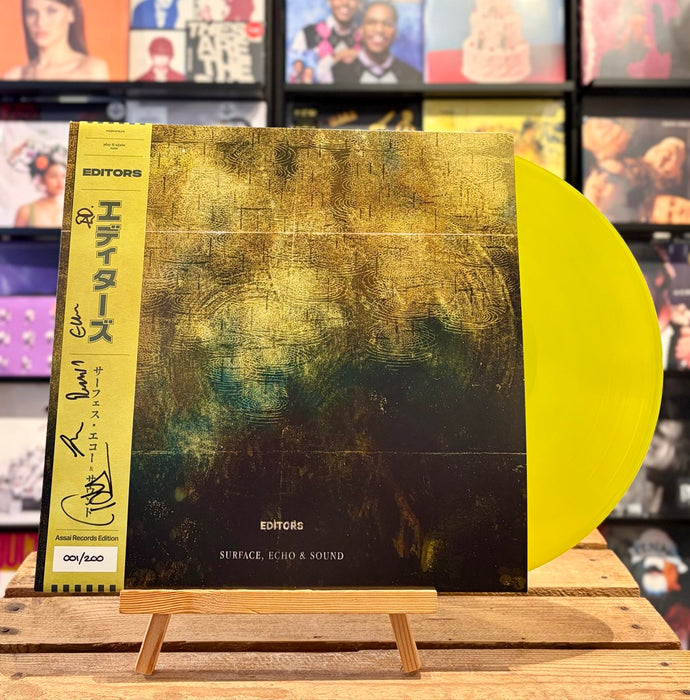 Editors Surface, Echo & Sound Vinyl LP Signed Assai Obi Edition Yellow/Green Transparent Colour 2026