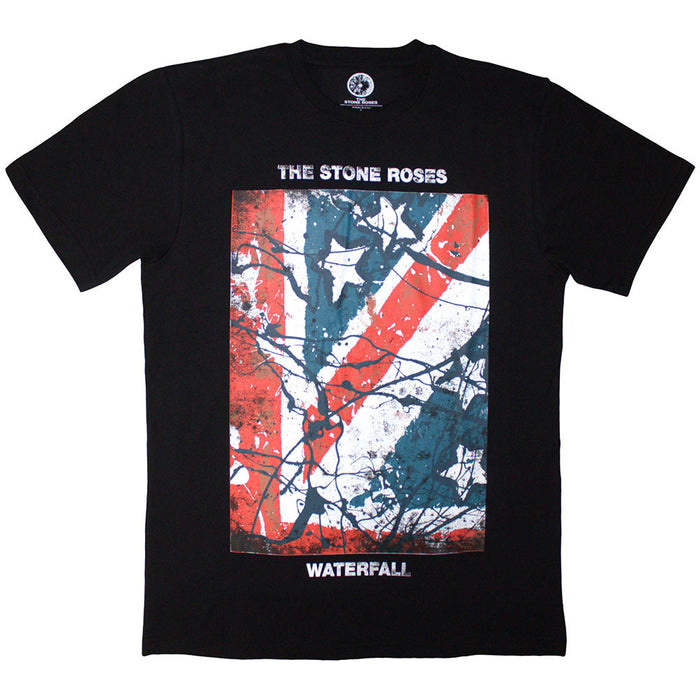 The Stone Roses Waterfall Black Medium T-Shirt