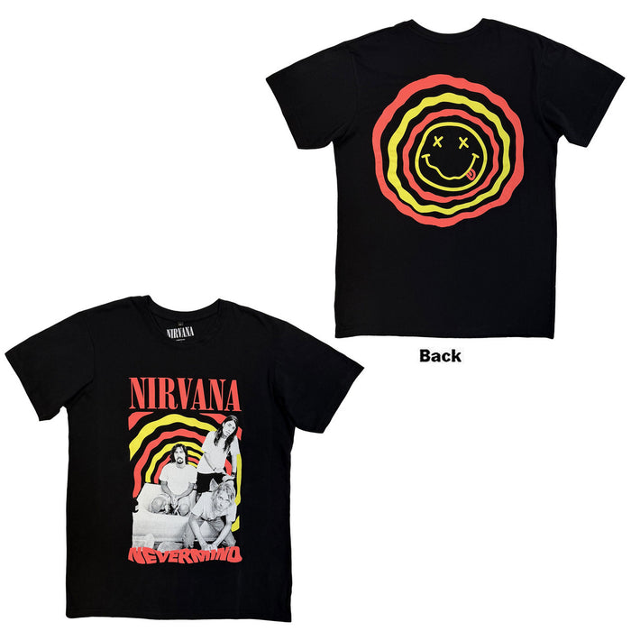 Nirvana Nevermind Bath Tub Black Small T-Shirt