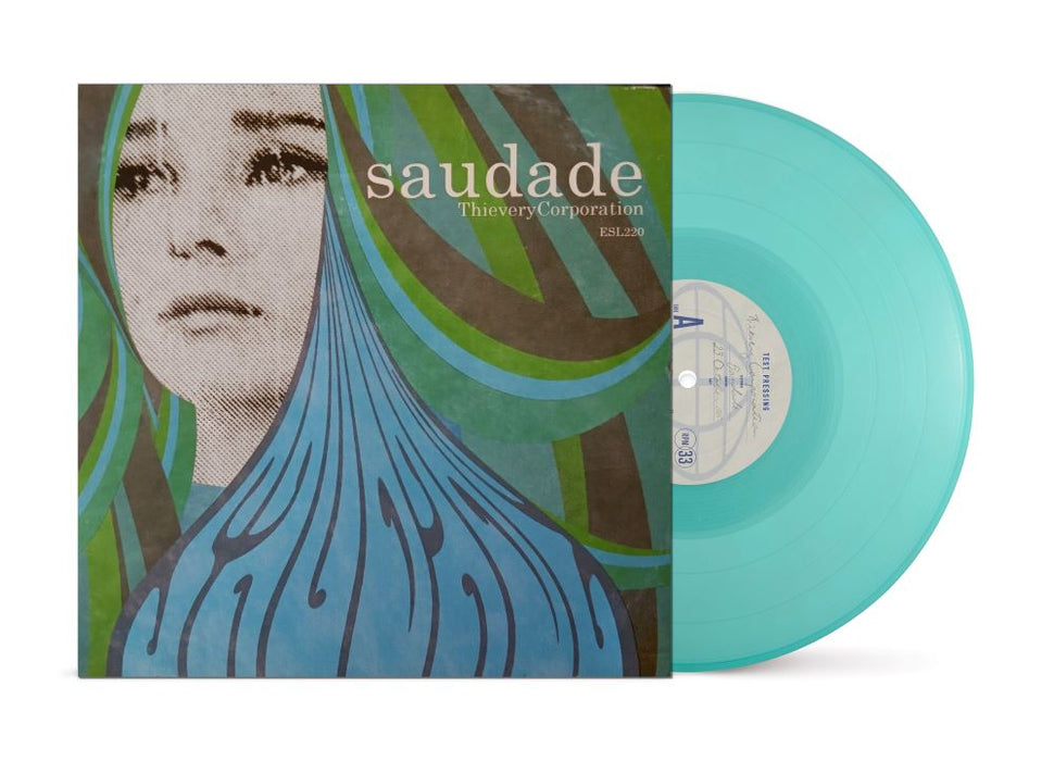 Thievery Corporation Saudade Vinyl LP Translucent Blue Colour 2024