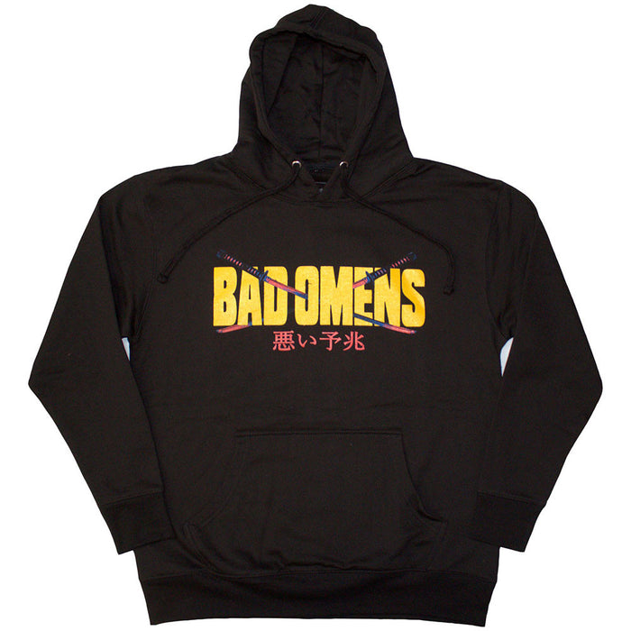 Bad Omens Samurai Woman Black Small Hoodie