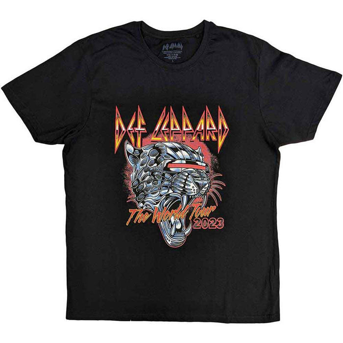 Def Leppard Tour 2023 Black Medium T-Shirt