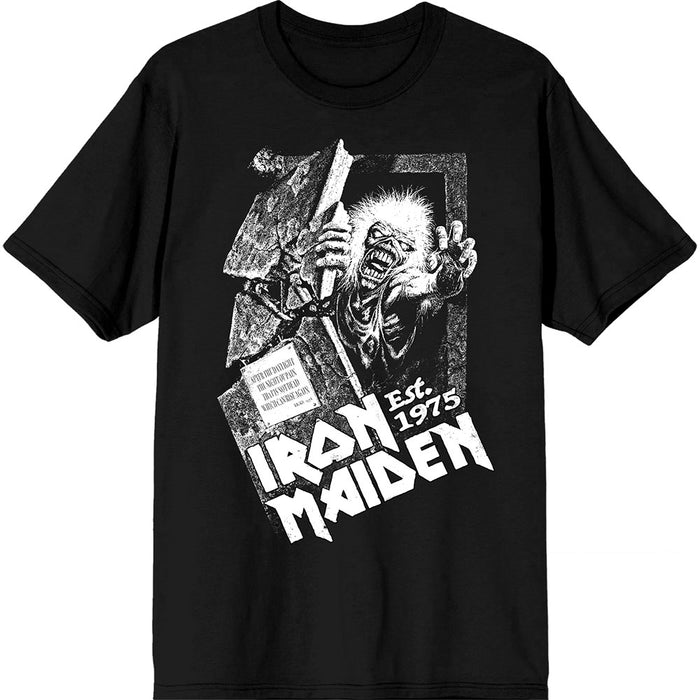 Iron Maiden Est. 1975 No Prayer Grave Black XX-Large T-Shirt