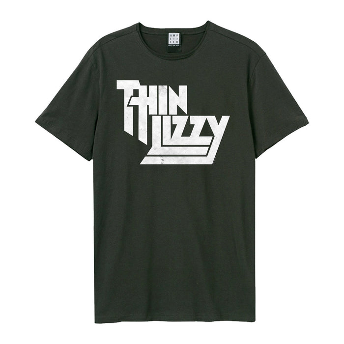 Thin Lizzy Logo Amplified Charcoal XXL Unisex T-Shirt