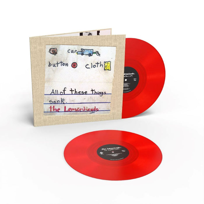 The Lemonheads Car Button Cloth Deluxe Expanded ‘Clothbound’ Edition Vinyl LP Red Colour Due Out 31/01/25