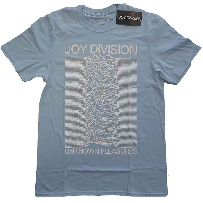 Joy Division Unknown Pleasures Light Blue Small Unisex T-Shirt