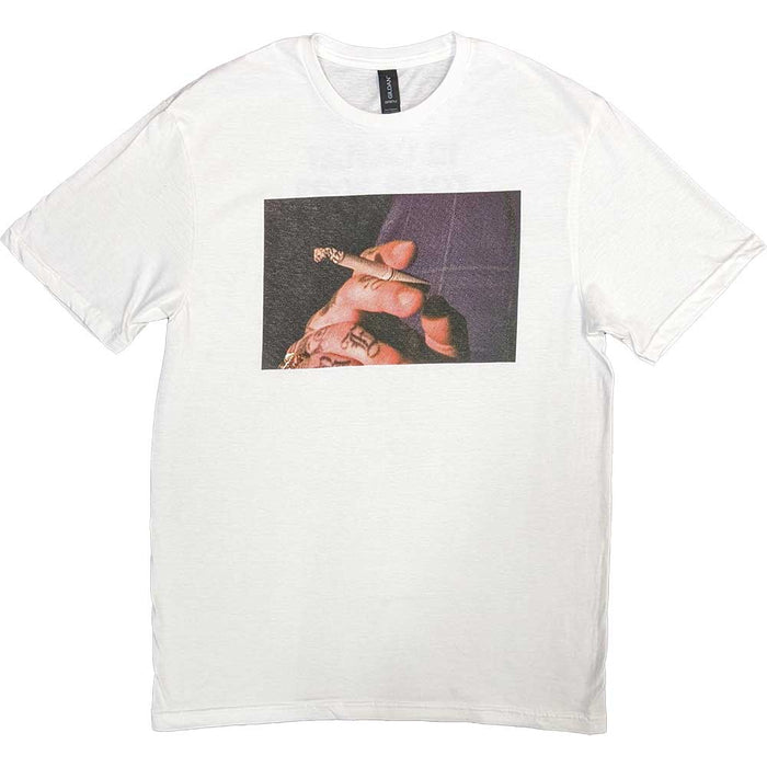 Post Malone Burn It Down 2023 Tour Dates White Medium T-Shirt