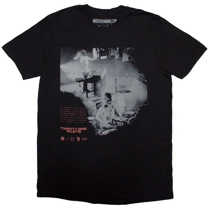 Twenty One Pilots Masked Black Large T-Shirt