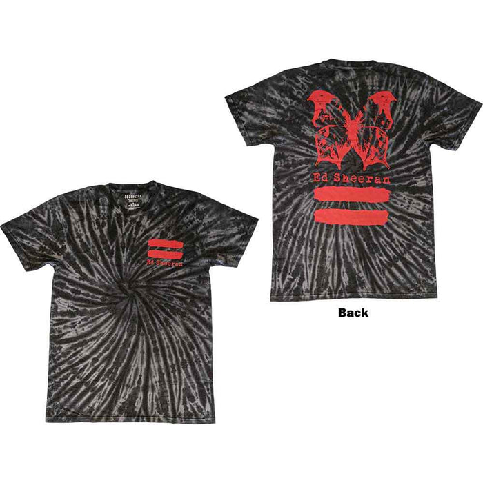 Ed Sheeran Red Equals Butterfly Black Medium T-Shirt