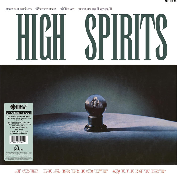 The Joe Harriott Quintet  High Spirits Vinyl LP Due Out 16/10/26