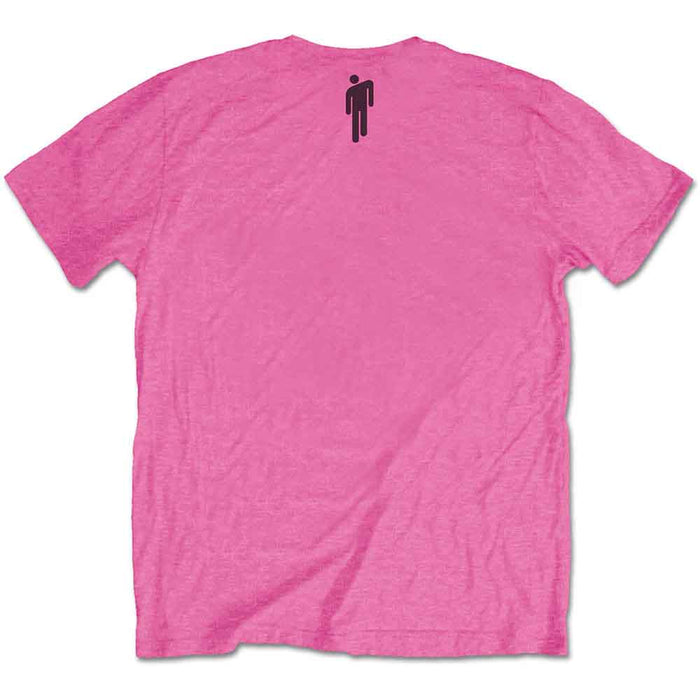 Billie Eilish Racer Logo & Blohsh Pink Small T-Shirt