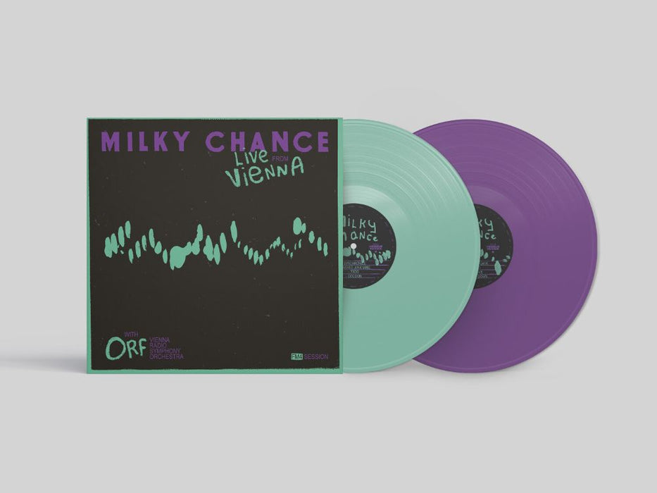 Milky Chance Live From Vienna (FM4 Sessions) Vinyl LP Teal & Purple Colour 2025