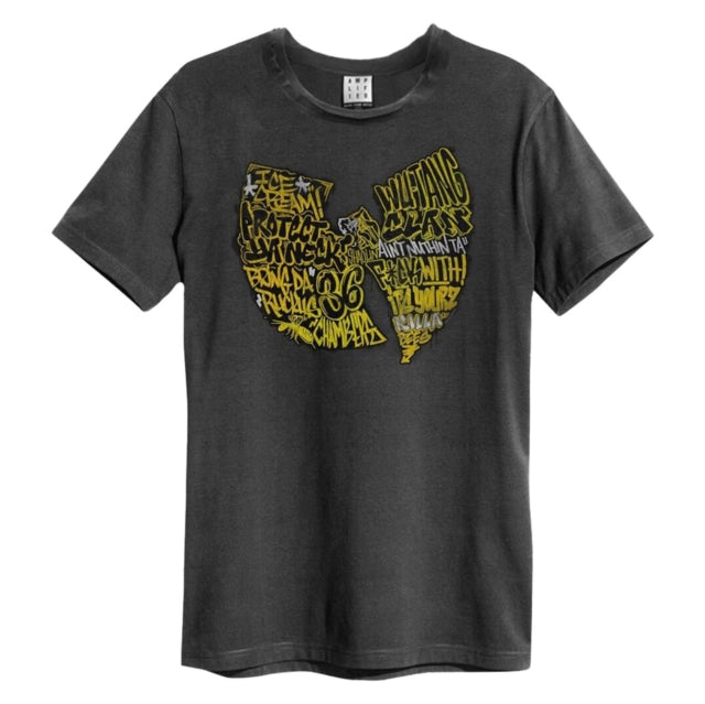 Wu-Tang Clan Graffiti Logo Amplified Charcoal X-Large Unisex T-Shirt