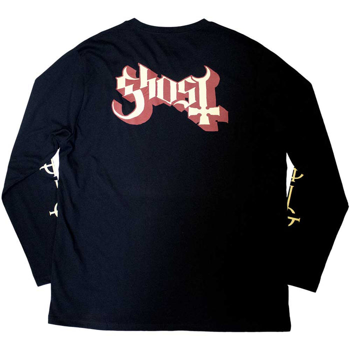 Ghost Papa & Radient Ghouls Black X-Large T-Shirt