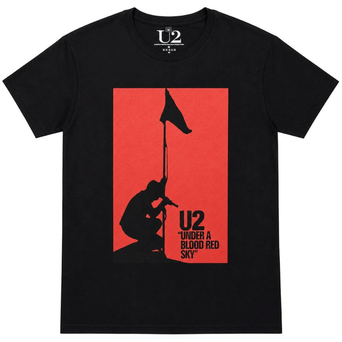 U2 Under A Blood Red Sky Black X-Large T-Shirt