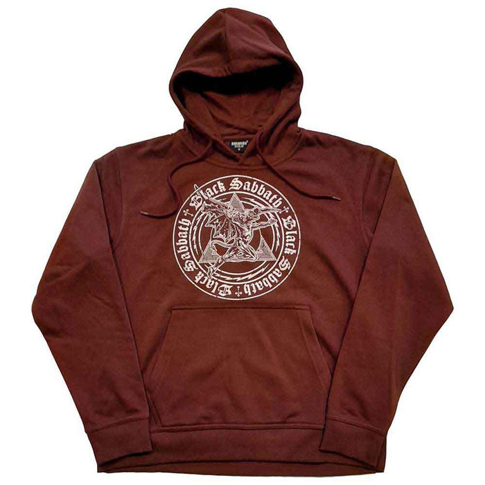 Black Sabbath Henry Pyramid Emblem Brown Medium Hoodie