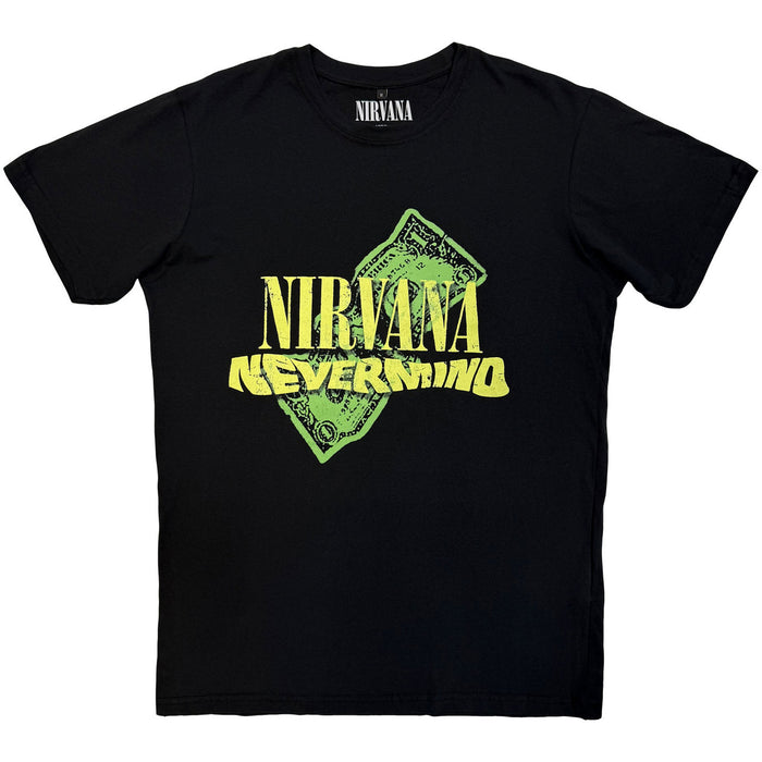 Nirvana Nevermind Dollar Black Large T-Shirt