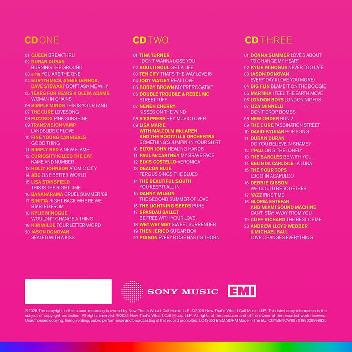NOW Yearbook Extra 1989 CD 2025