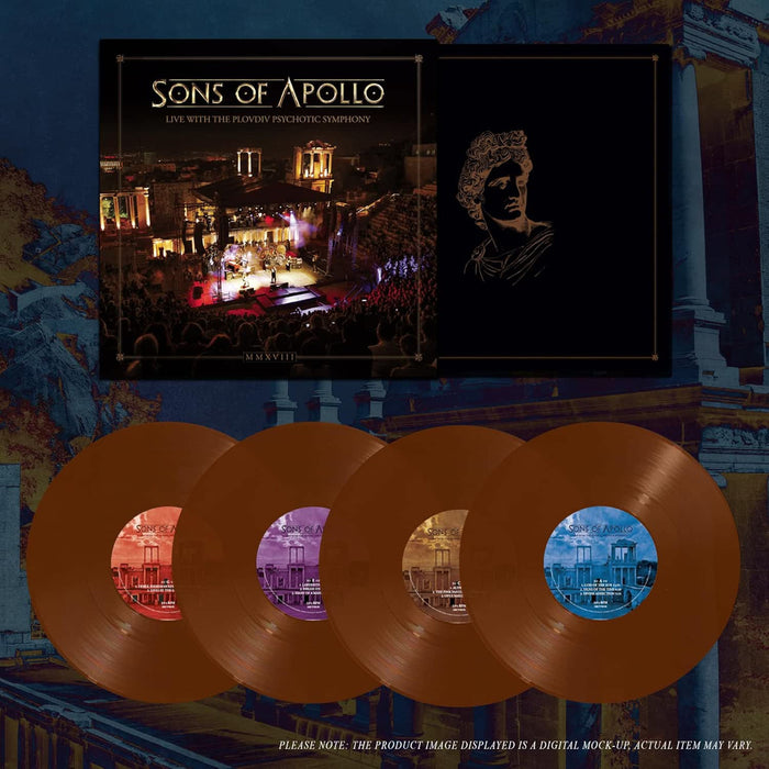 Sons of Apollo Live With The Plovdiv Psychotic Symphony Vinyl LP Amber Colour Due Out 22/05/26