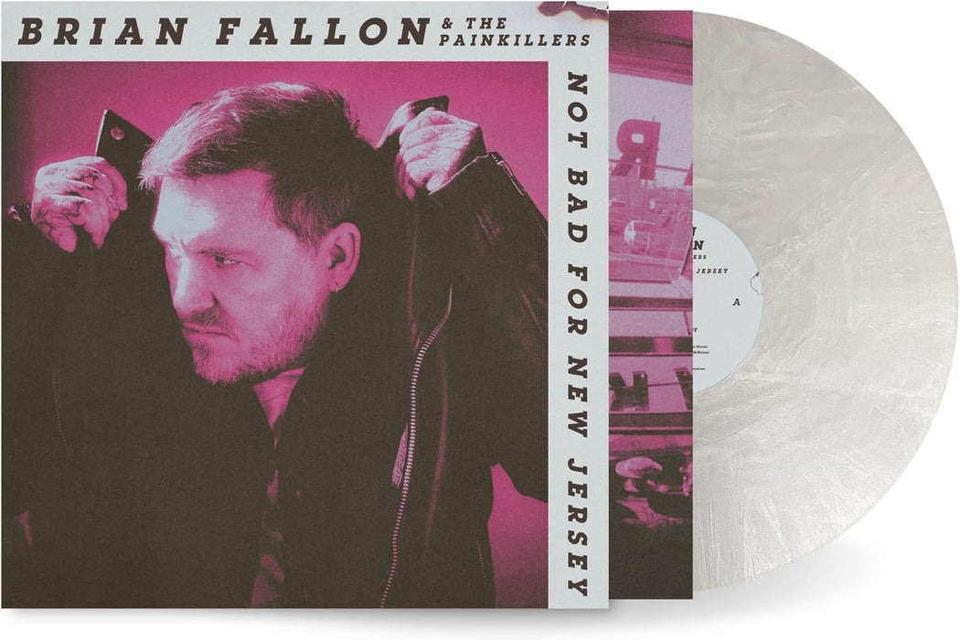 Brian Fallon Not Bad for New Jersey Vinyl LP Pearl White Colour