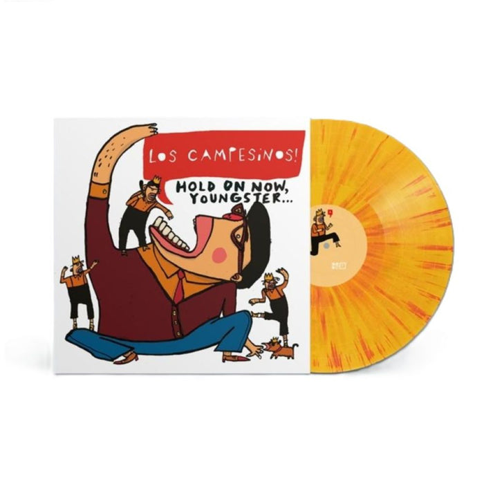 LOS CAMPESINOS! Hold On Now, Youngster... Vinyl LP Red/Orange Splatter Colour Due Out 17/07/26