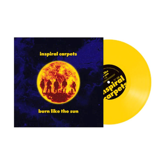 Inspiral Carpets Burn Like The Sun Vinyl LP Indies Yellow Colour + Blue Galaxy Cover Due Out 29/01/27