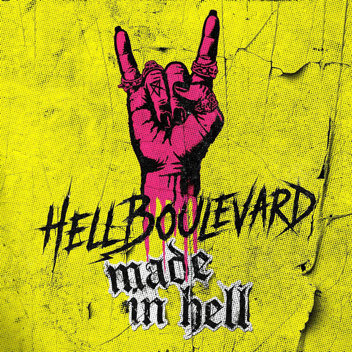 Hell Boulevard Made In Hell VInyl LP Neon Yellow with Pink Splatter Colour 2026