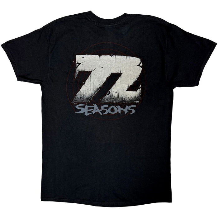 Metallica Skull Screaming 72 Seasons Guitar Black Small T-Shirt