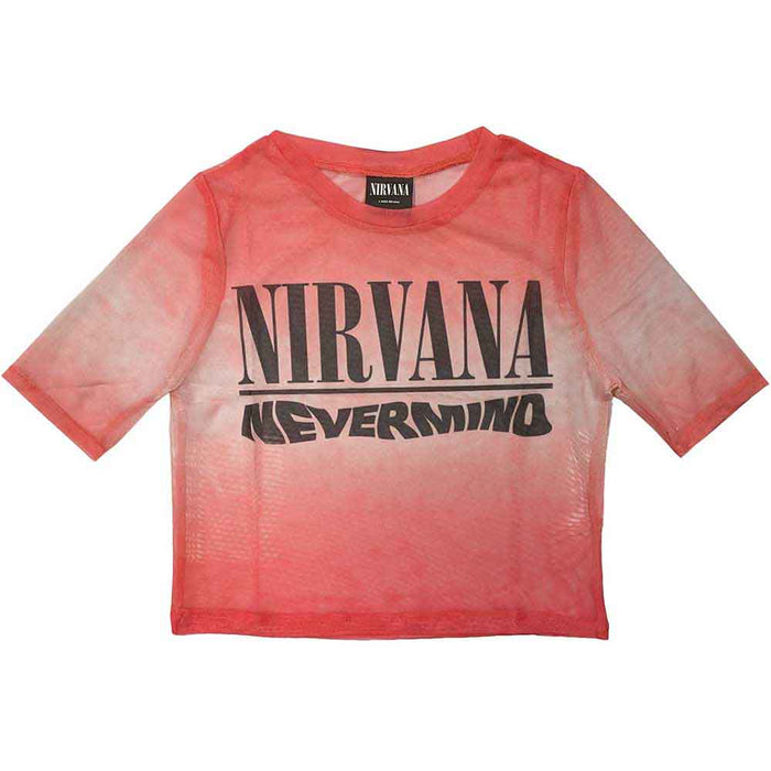 Nirvana Nevermind Large Mesh Crop Top