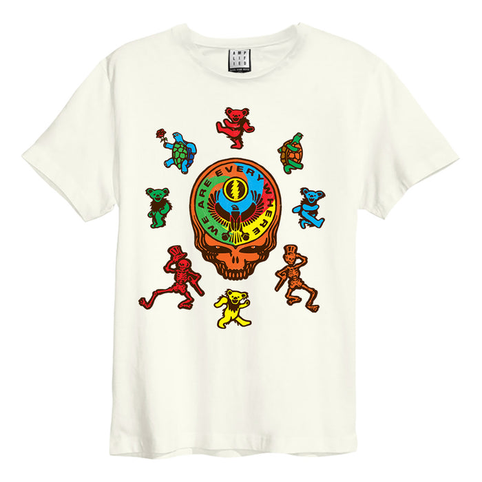 Grateful Dead We Are Everywhere Amplified White Medium Unisex T-Shirt