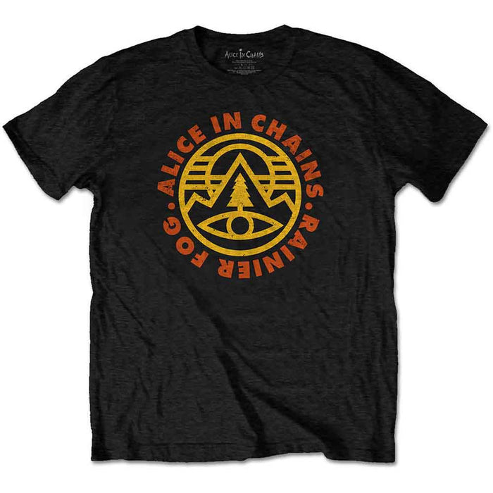 Alice In Chains Pine Emblem Black Large T-Shirt