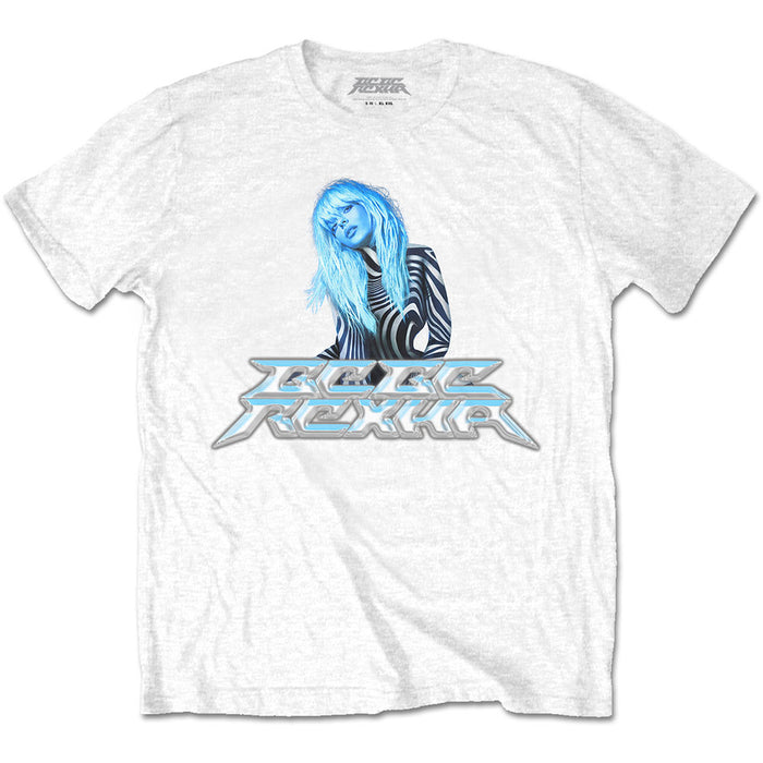 Bebe Rexha Silver Logo White XX-Large T-Shirt