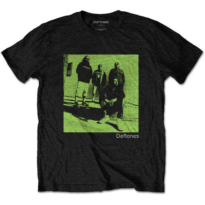 Deftones Green Photo Black Medium T-Shirt