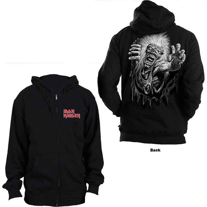 Iron Maiden No Prayer X-Large Zipped Hoodie