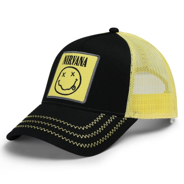 Nirvana Black Trucker Baseball Cap