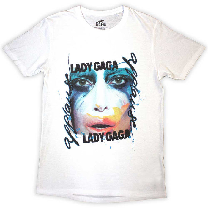 Lady Gaga Artpop Facepaint White X-Large T-Shirt