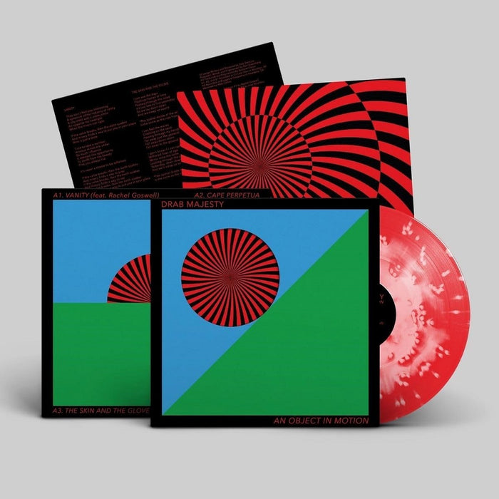 Drab Majesty An Object In Motion Vinyl EP Cloudy Red Colour 2023