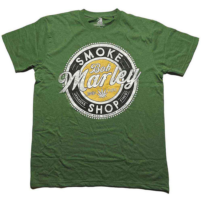 Bob Marley Smoke Shop Green XX-Large T-Shirt