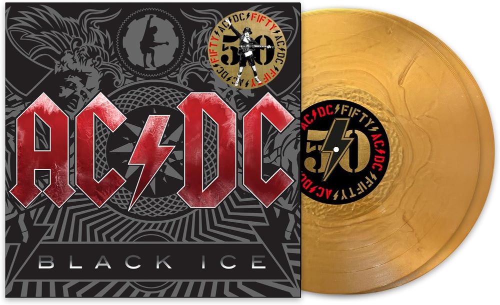 AC/DC Black Ice Vinyl LP Gold Colour Due Out 27/09/24