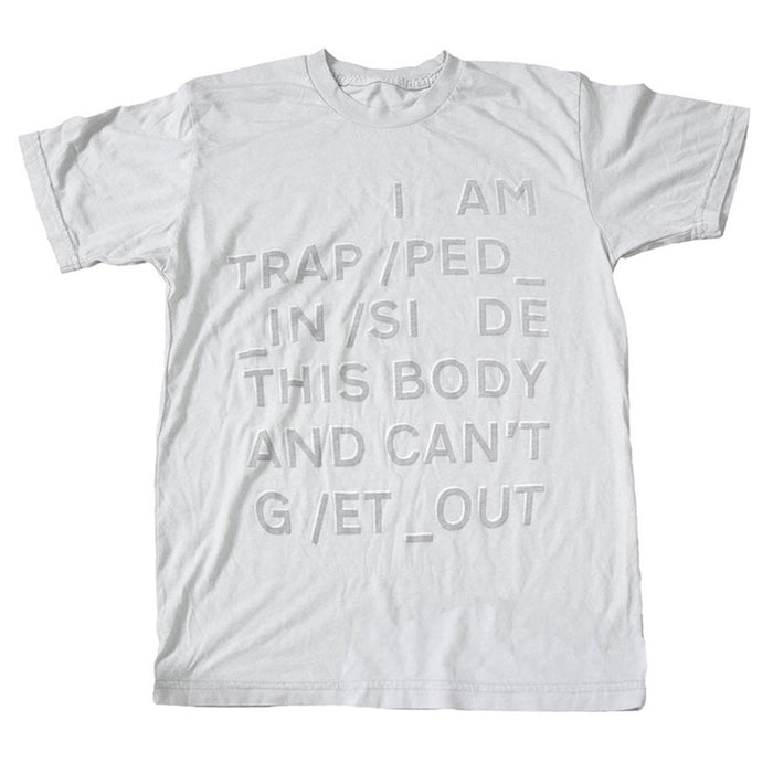 Radiohead Trapped White X-Large T-Shirt