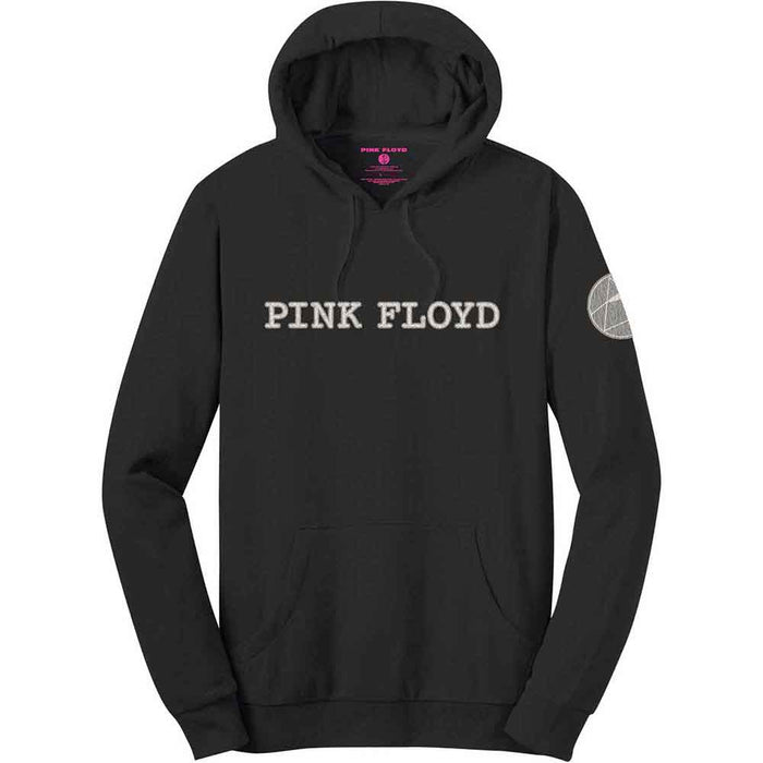 Pink Floyd Logo & Prism Applique Black X-Large Hoodie