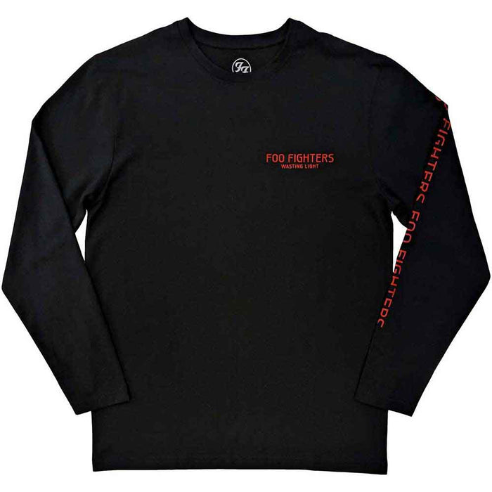 Foo Fighters Wasting Light Black Long Sleeve Large T-Shirt
